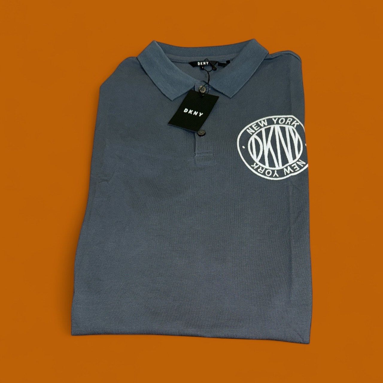 DKNY POLOS, Colour: DARK GRAY, Size: SMALL