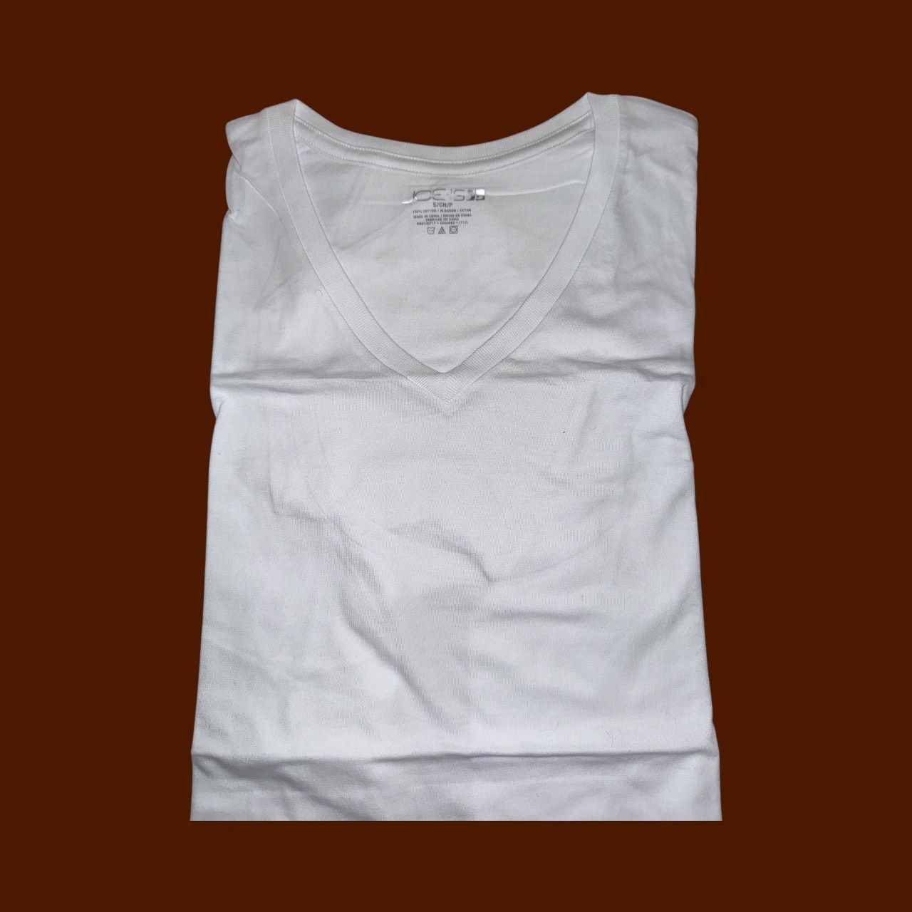 V-NECK JOE'S WHITE TEES