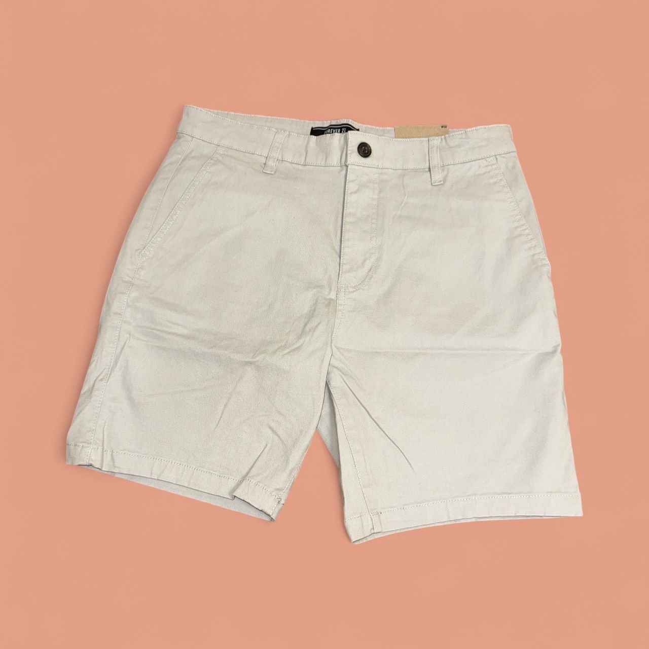 FOREVER 21 KHAKI SHORTS