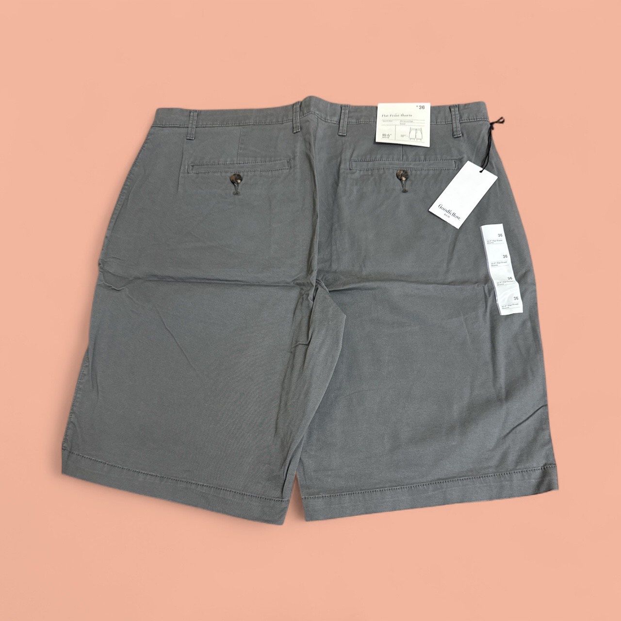 GOODFELLOW &amp; CO SHORTS, Colour: THUNDER GRAY, Size: 36/9