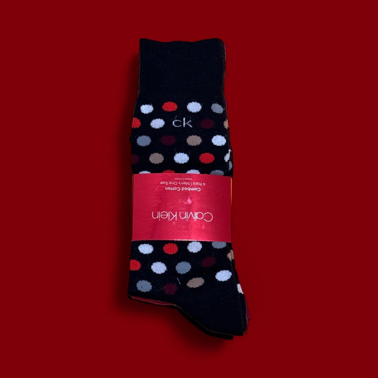 CALVIN KLEIN DRESS SOCKS 4 PAIR