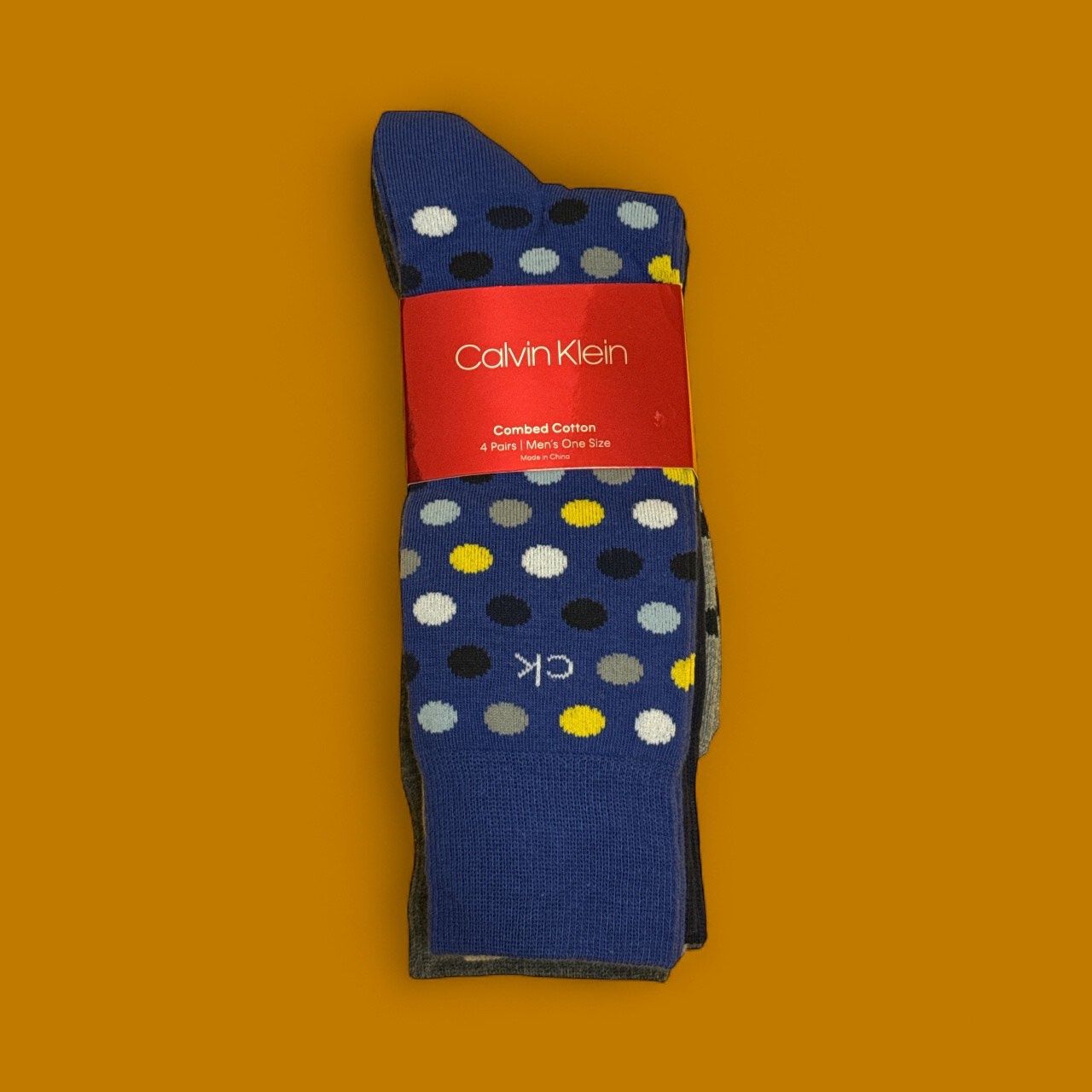 CALVIN KLEIN DRESS SOCKS 4 PAIR