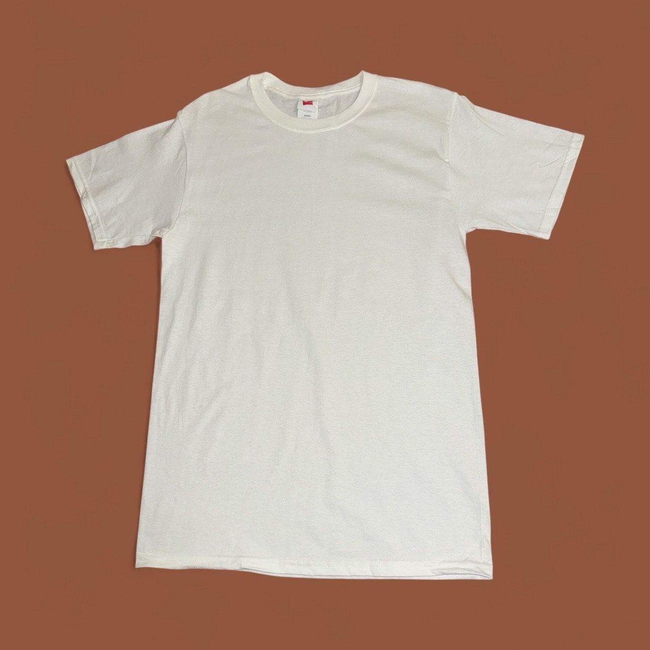 HANES WHITE TEES, Colour: WHITE, Size: SMALL