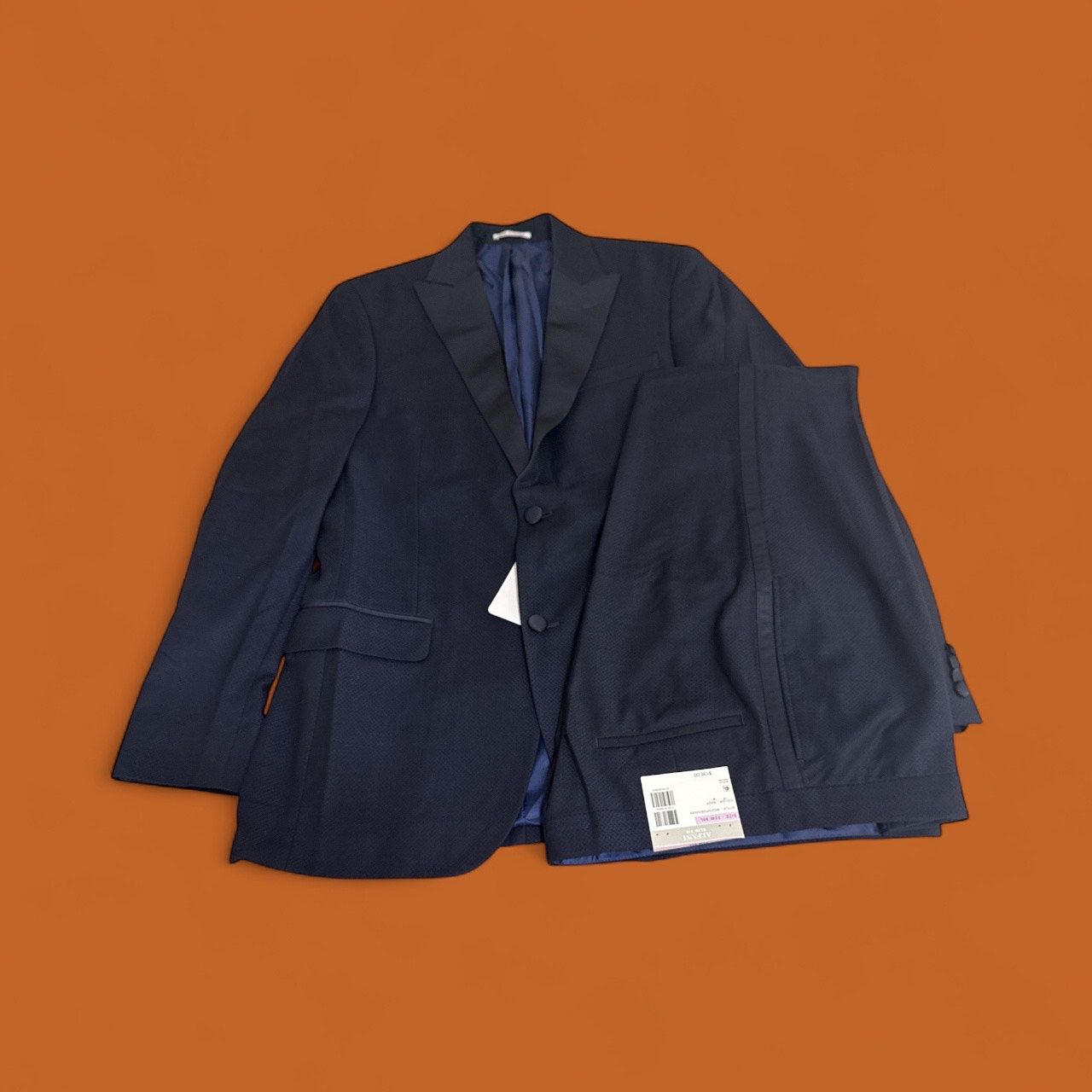 ALFANI CLASSIC FIT  SUITS, Colour: NAVY, JACKET: JACKET 38L, PANTS: PANTS 32/30
