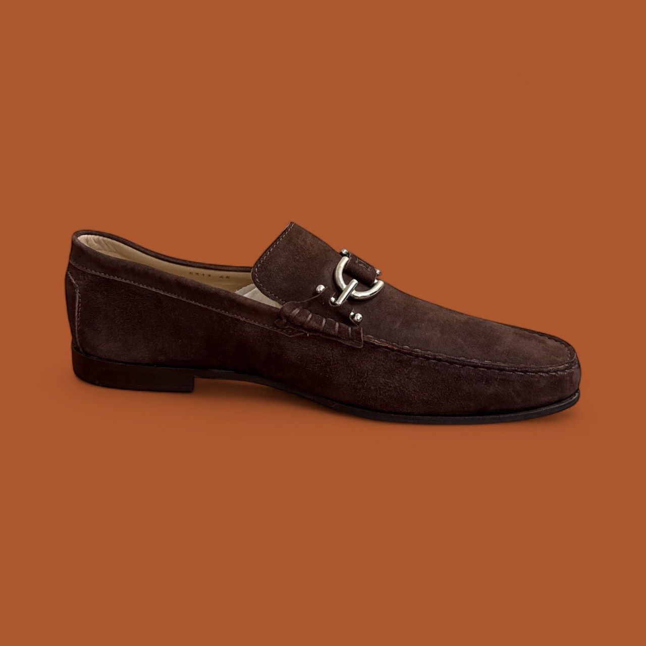 ROLANDO BELLAGIO, Colour: DARK BROWN, Size: 45