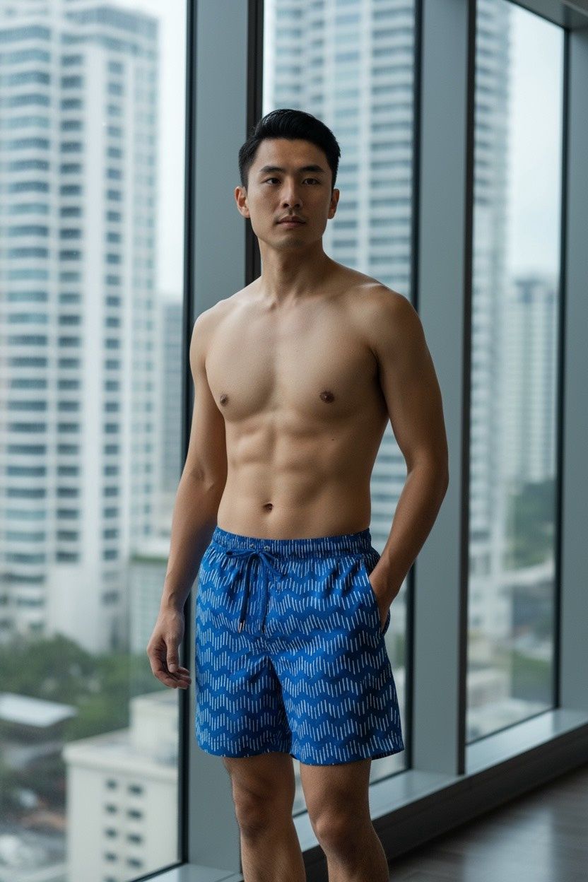 ARMANI EXCHANGE SHORT, Colour: BLUE, Size: 31