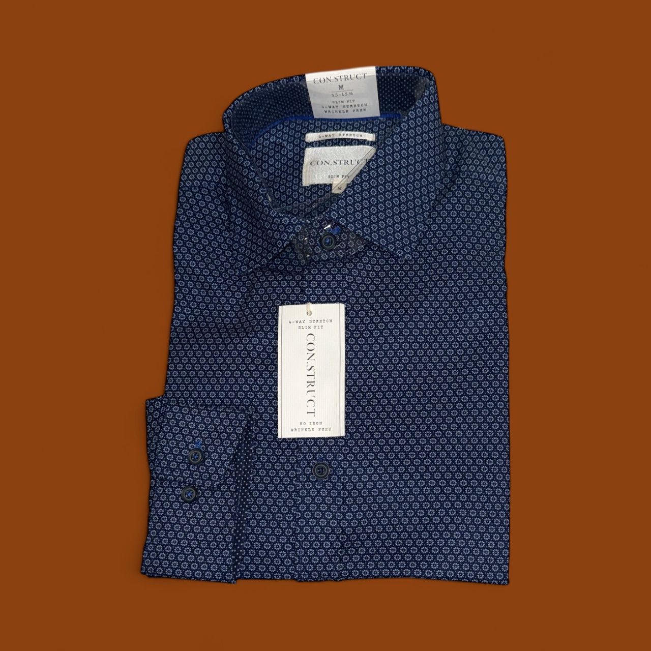 CON.STRUCT MEN'S LONG SLEEVE SHIRT