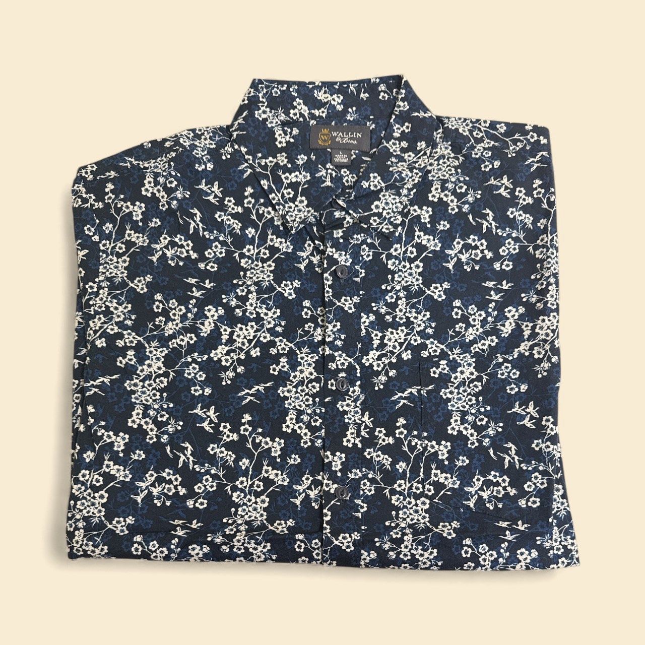 WALLIN &amp; BROS MEN'S SHORT SLEEVE SHIRT