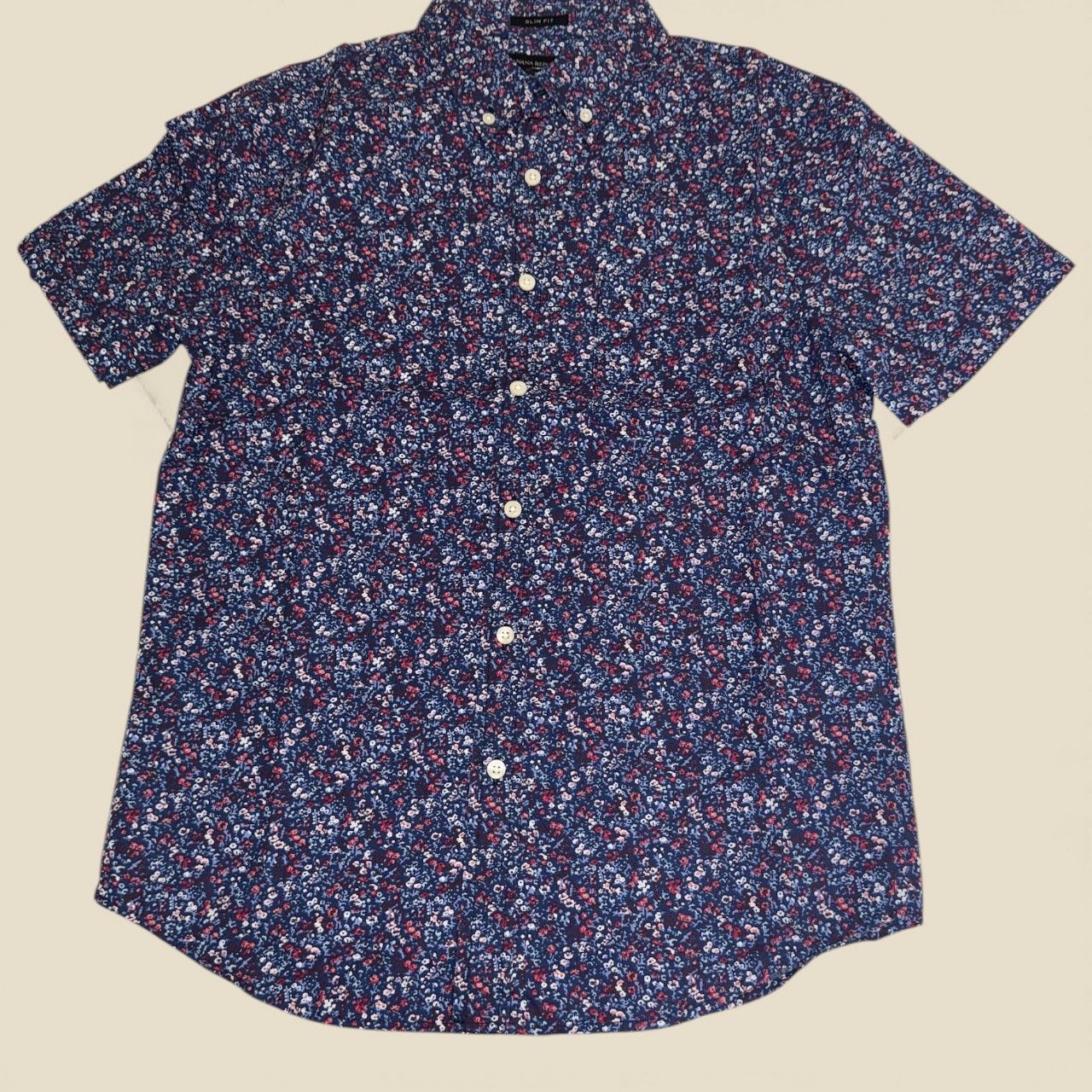 BANANA REPUBLIC SLIM FIT SHORT SLEEVE SHIRT