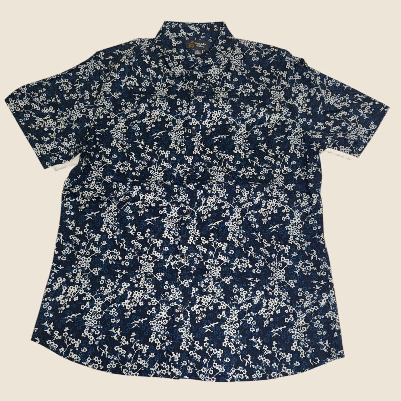 WALLIN &amp; BROS MEN'S SHORT SLEEVE SHIRT