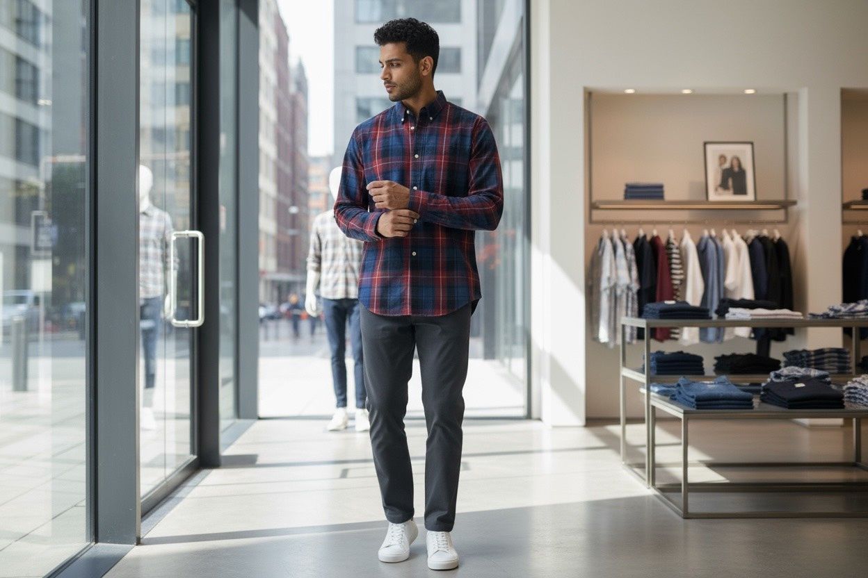 J.CREW MEN'S LONG SLEEVE SHIRT
