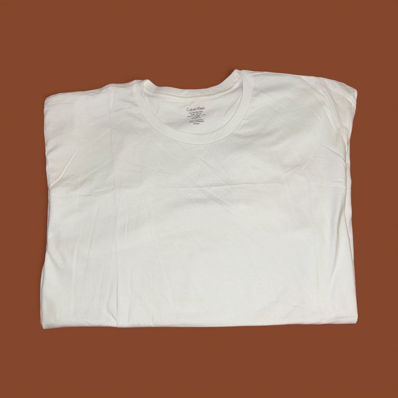 CALVIN KLEIN CREW NECK WHITE TEE