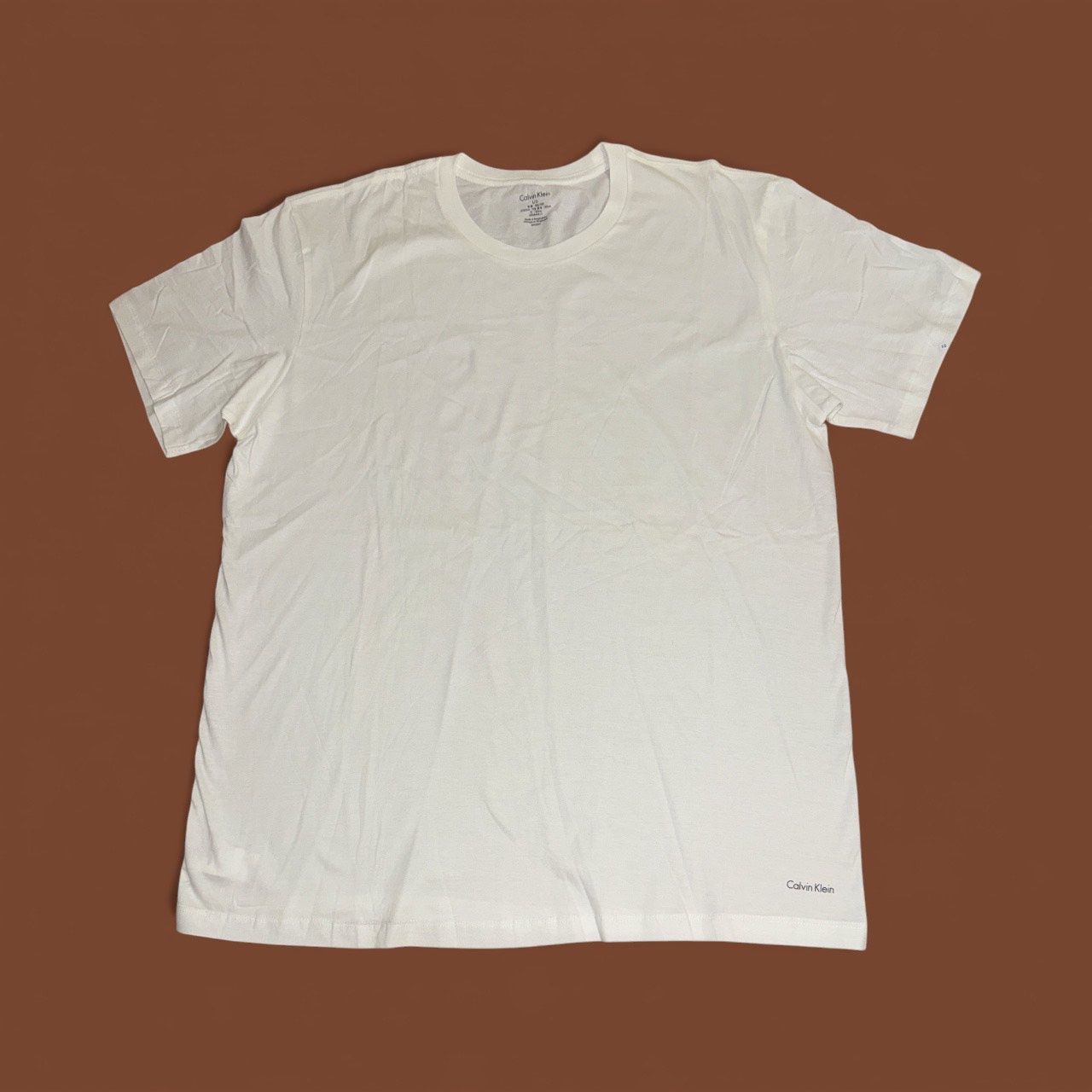 CALVIN KLEIN CREW NECK WHITE TEE