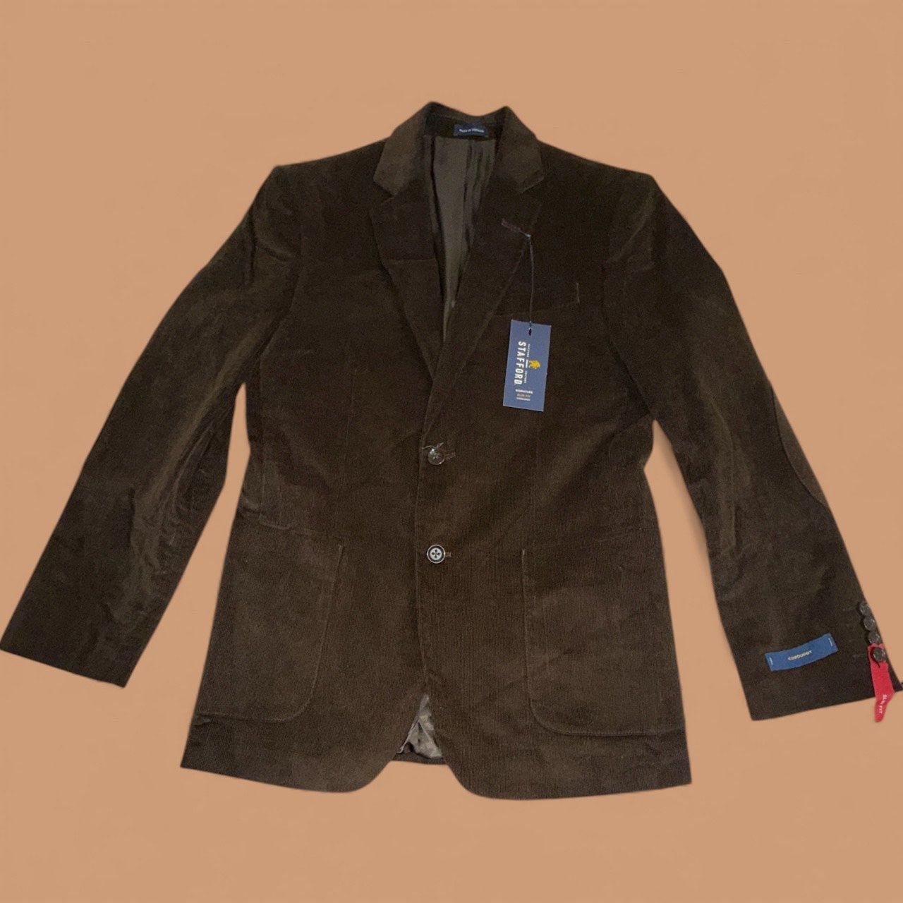 Stafford Signature Classic Fit Corduroy Blazer Jacket
