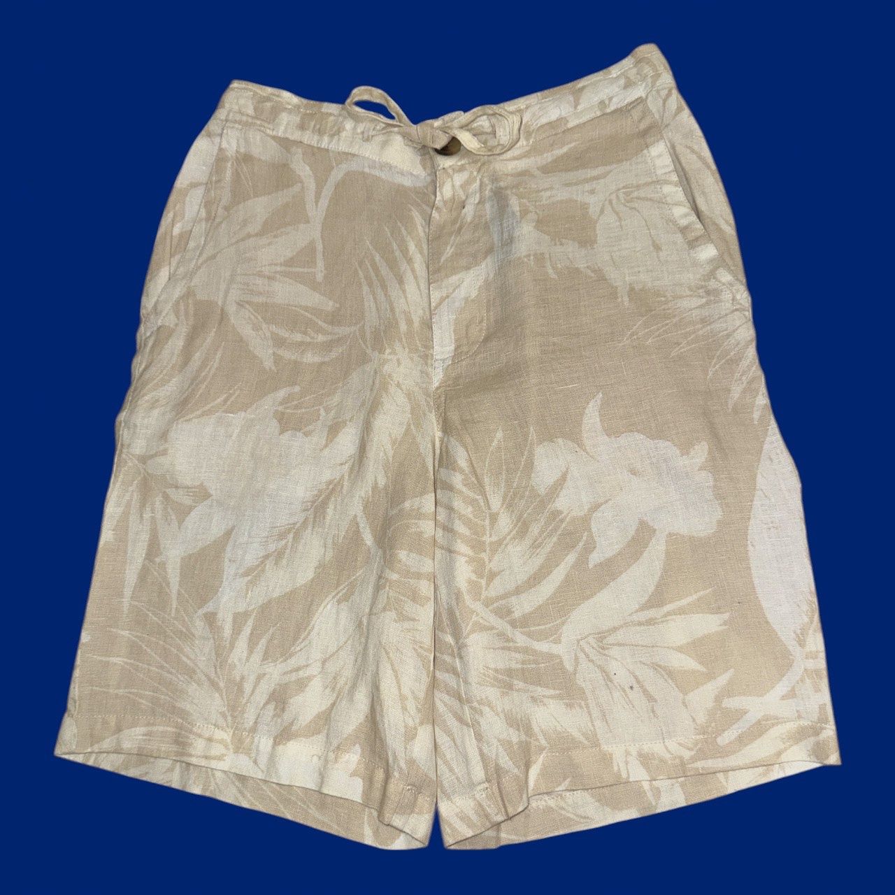 CLUB ROOM Men's Floral Linen Shorts