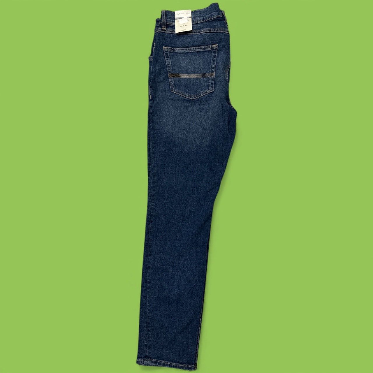 SUN + STONE MEN'S SLIM FIT JEANS