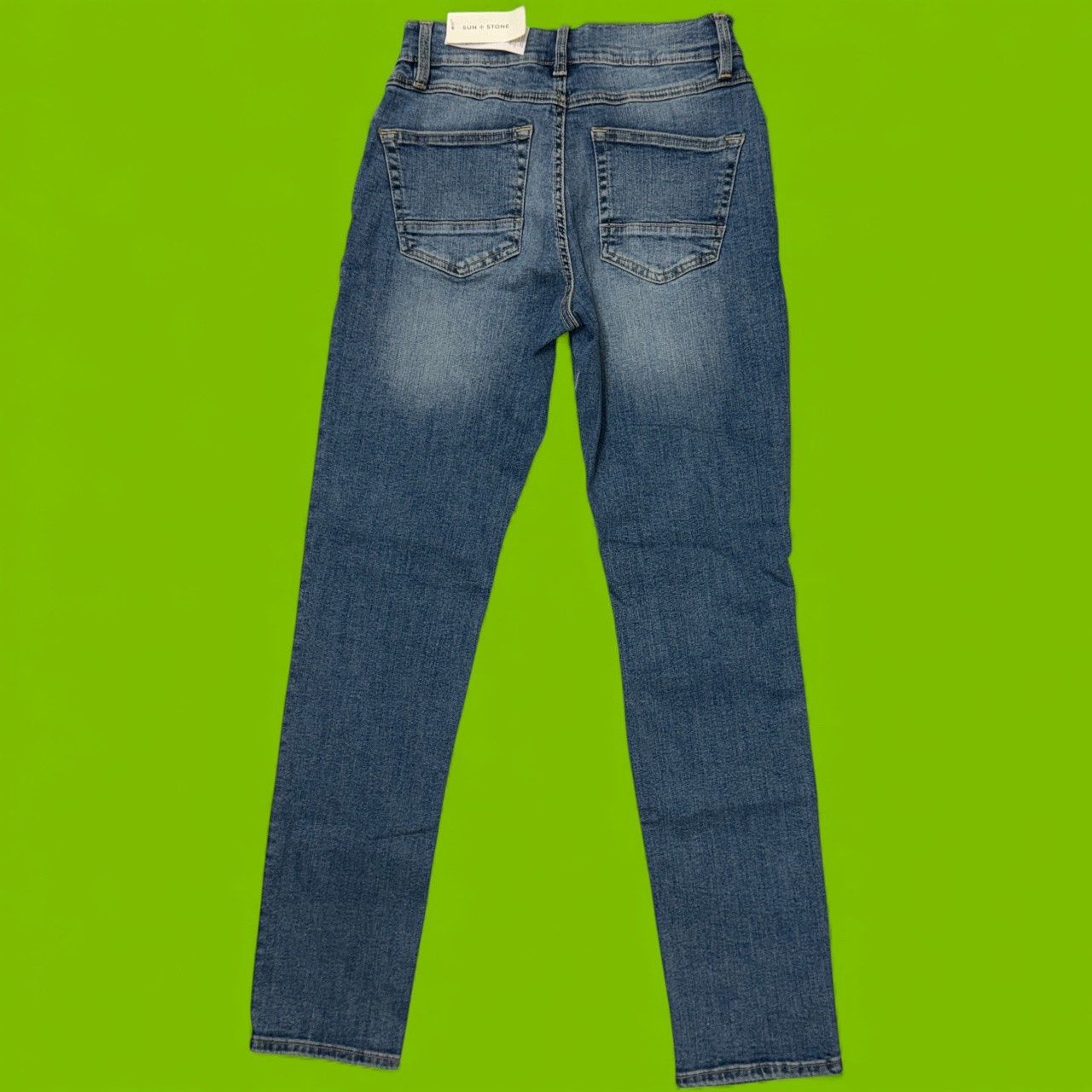 SUN + STONE MEN'S SLIM FIT JEANS