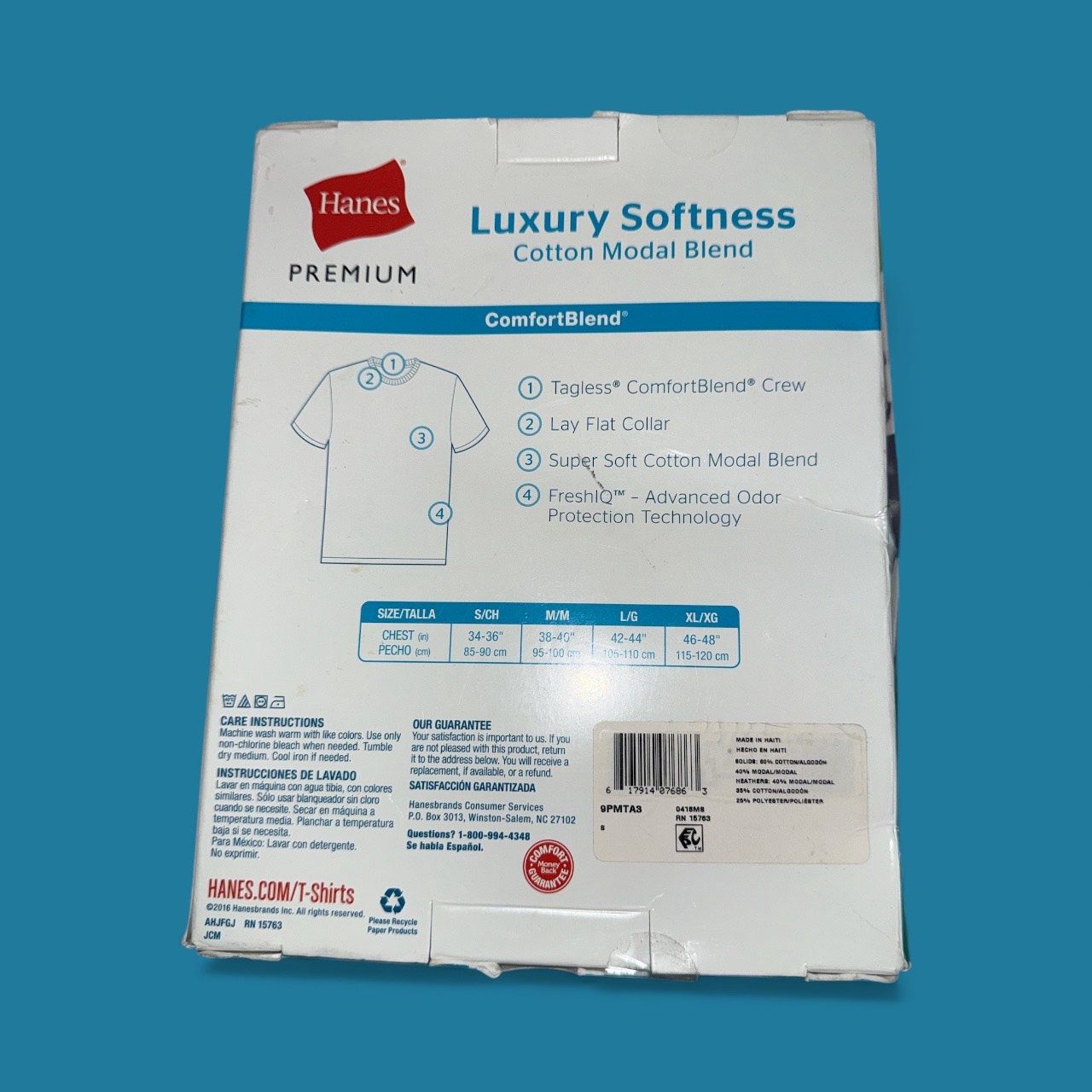 HANES TEES 3 IN PACK