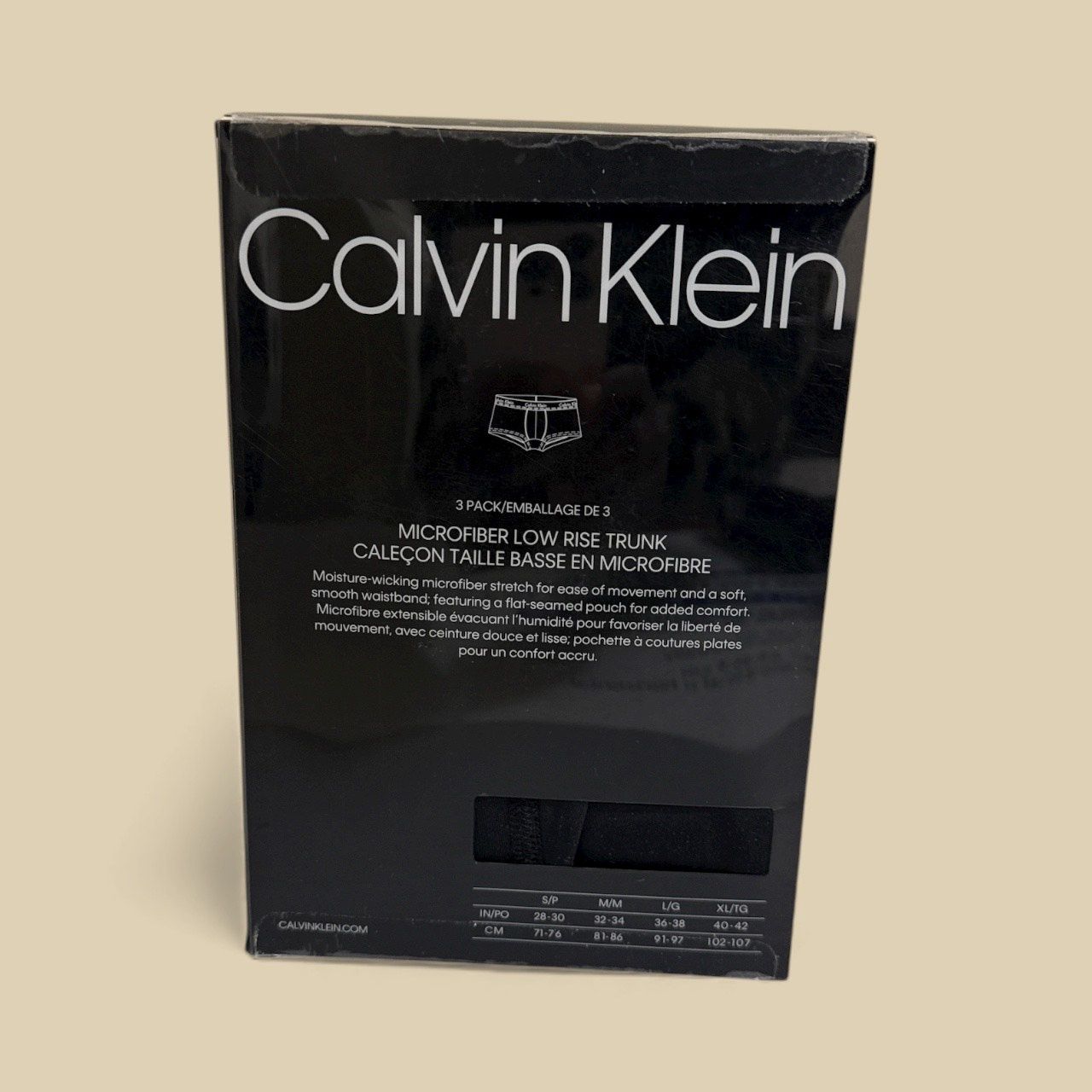CALVIN KLEIN LOW RISE TRUNK 3 PCS