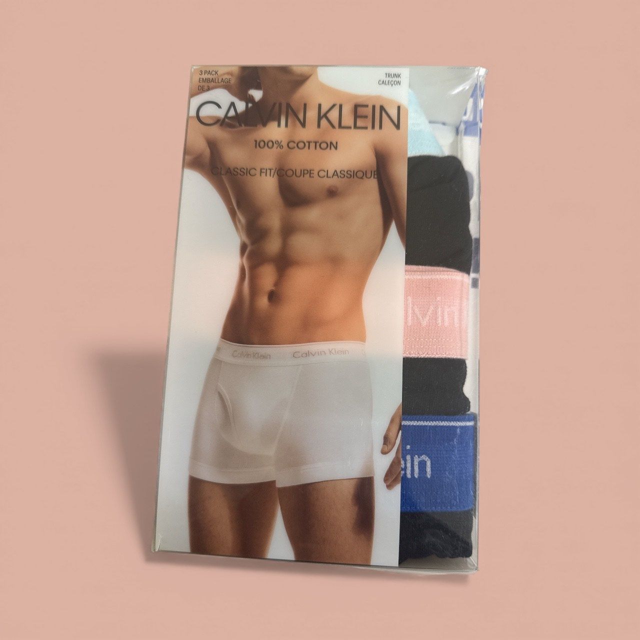 CALVIN KLEIN 100% COTTON MEN'S TRUNK
