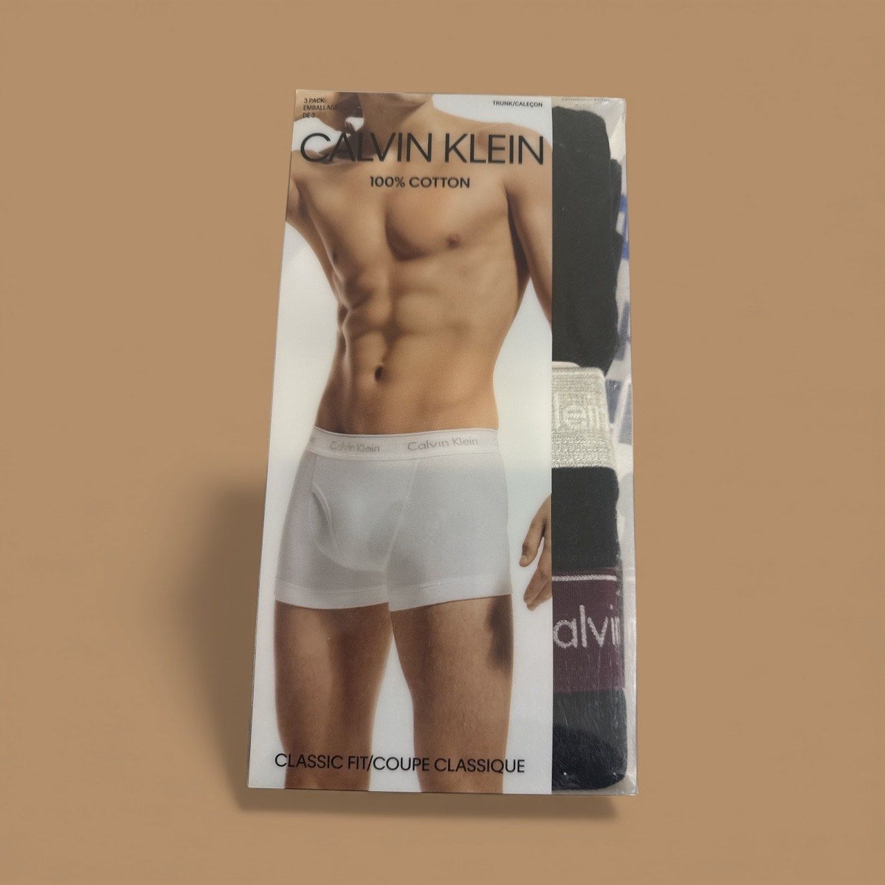 CALVIN KLEIN 100% COTTON MEN'S TRUNK