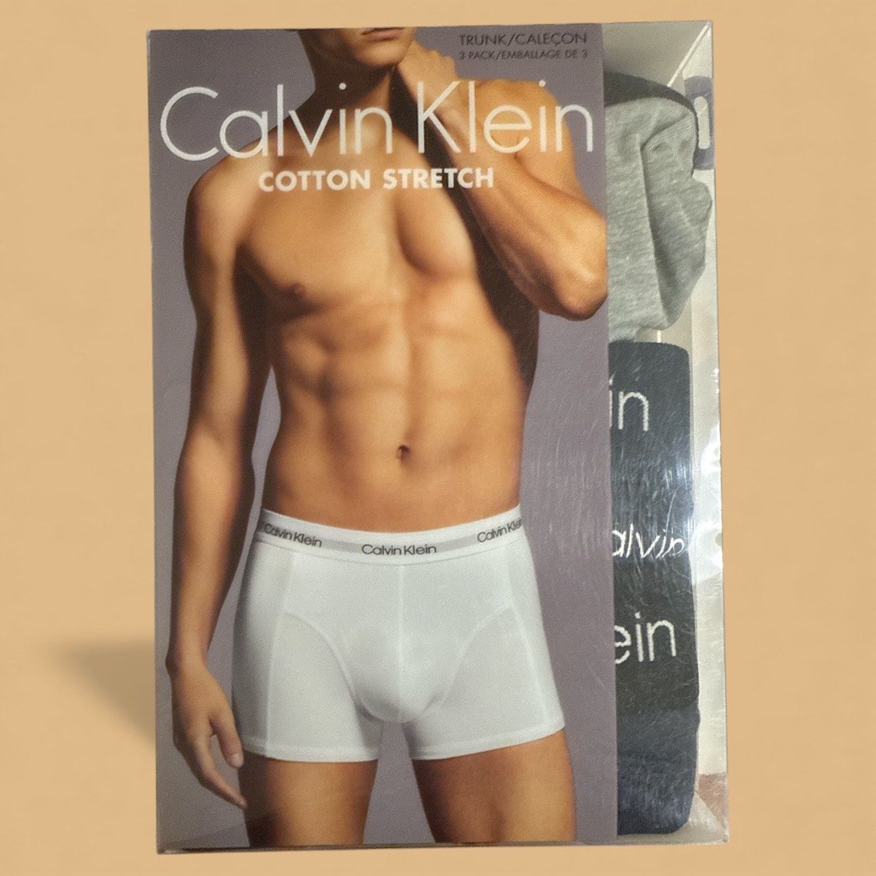 CALVIN KLEIN COTTON STRETCH TRUNKS