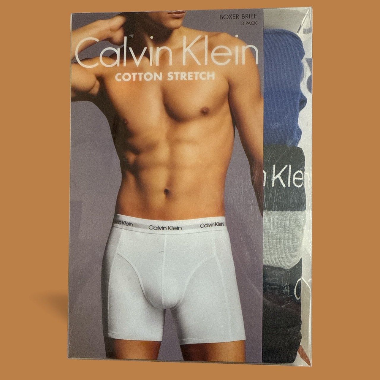 CALVIN KLEIN BOXER BRIFS 3 PACK, Colour: DARK GRAY, Size: L