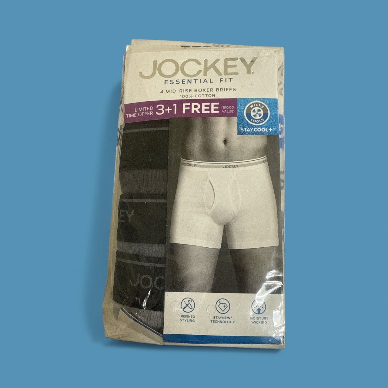 Jockey mid rise boxer briefs