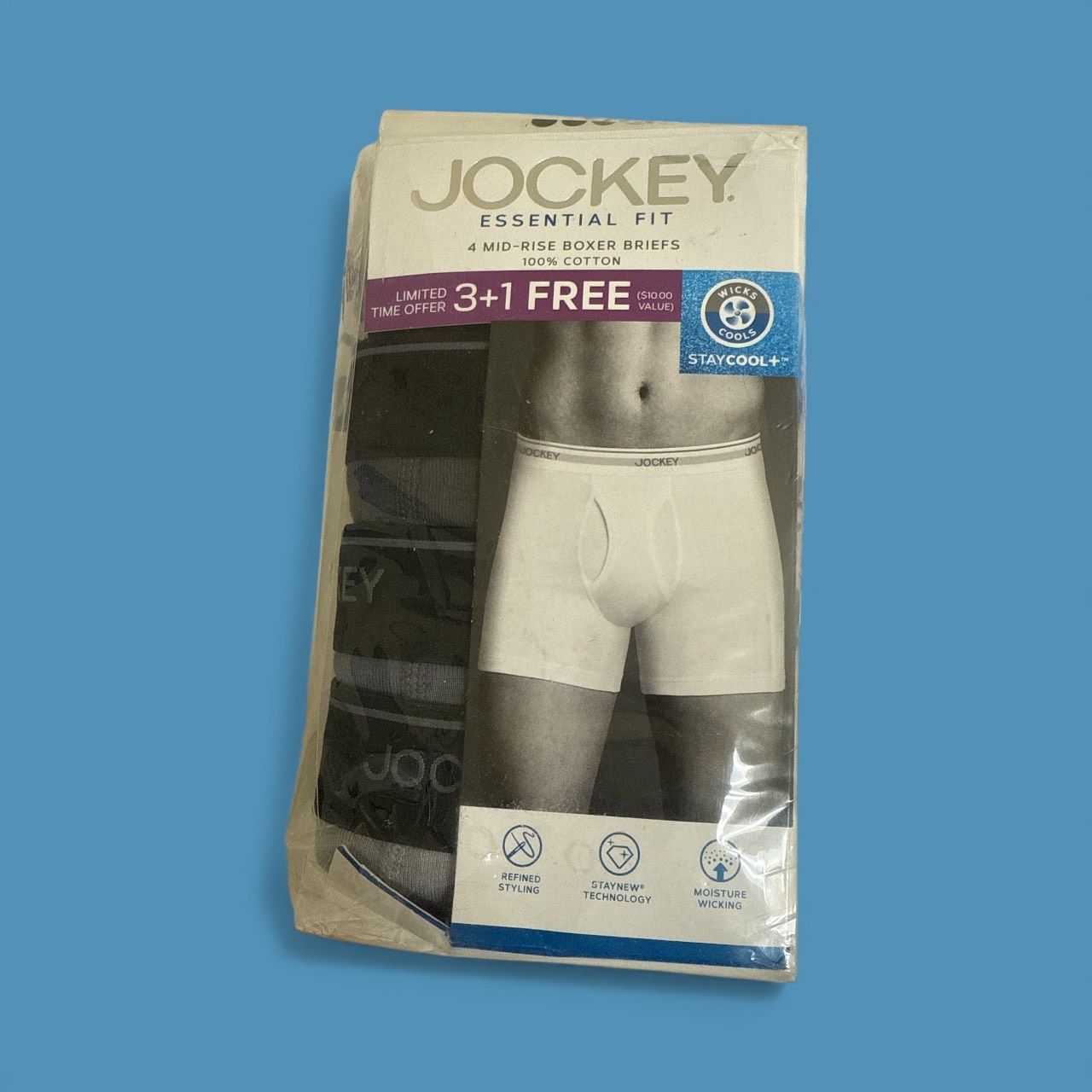 Jockey mid rise boxer briefs