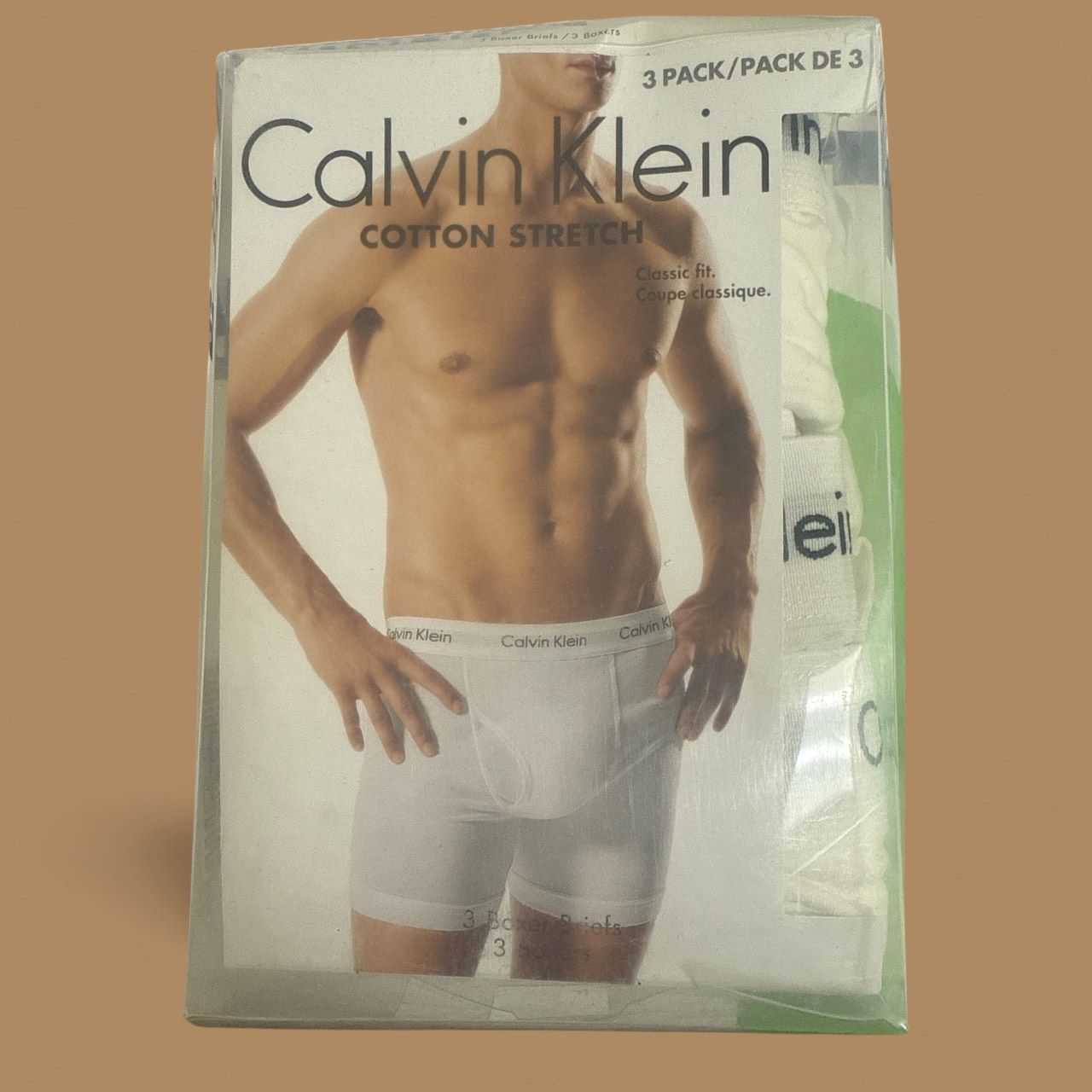 CALVIN KLEIN 3 BOXER  BRIFS, Colour: WHITE, Size: S