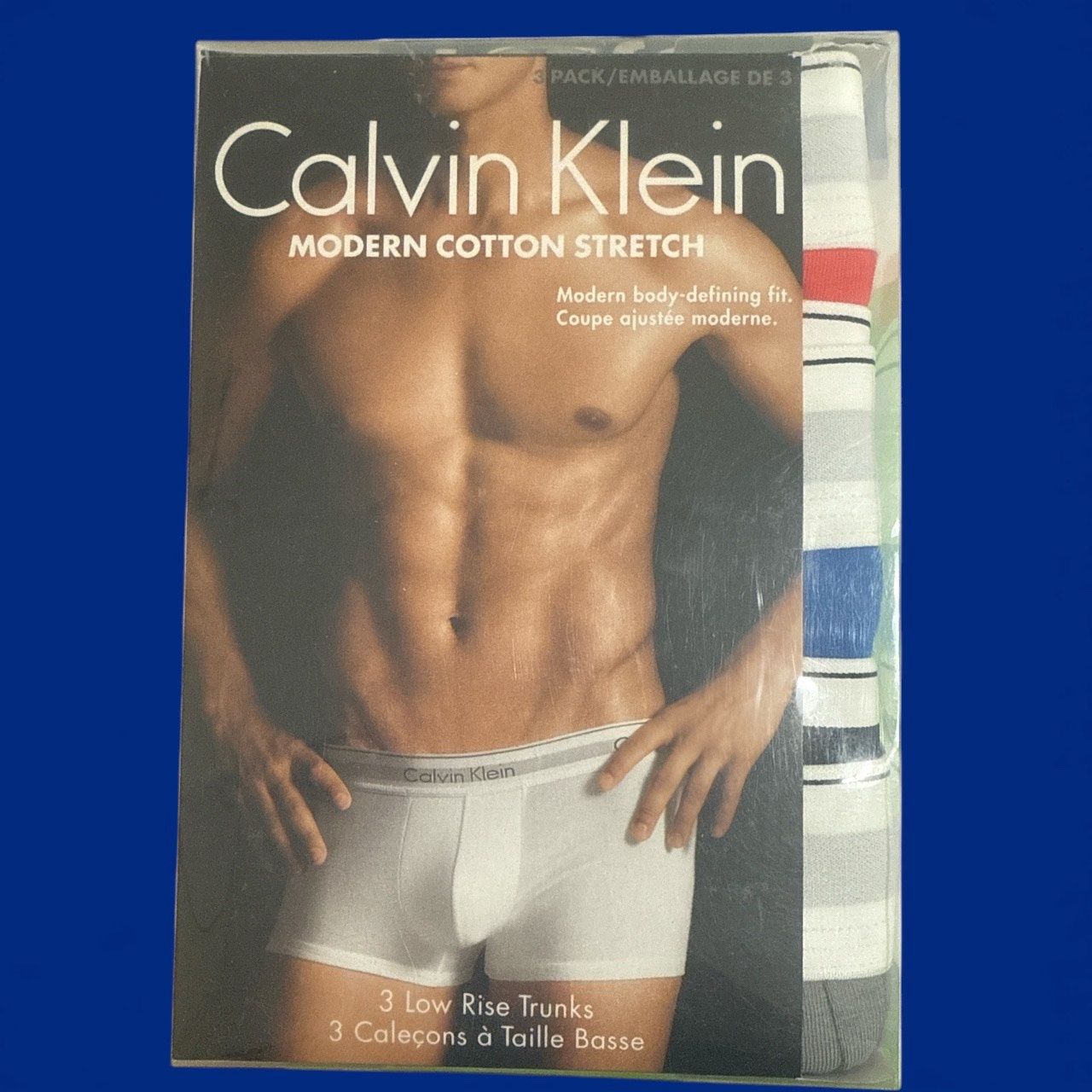 CALVIN KLEIN MODERN COTTON STRETCH LOW RISE TRUNKS