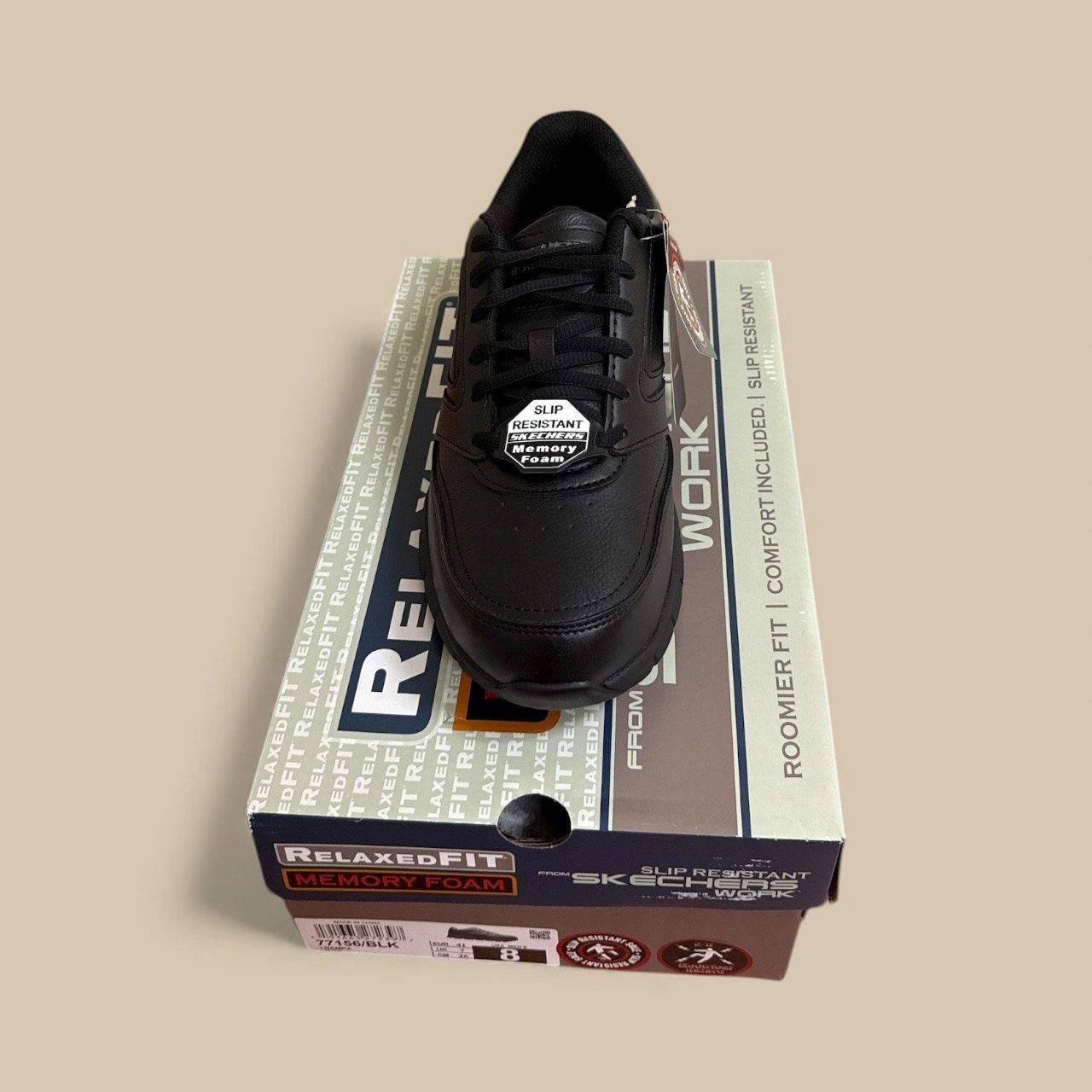 SKECHERS SLIP RESISTANT WORK SHOES