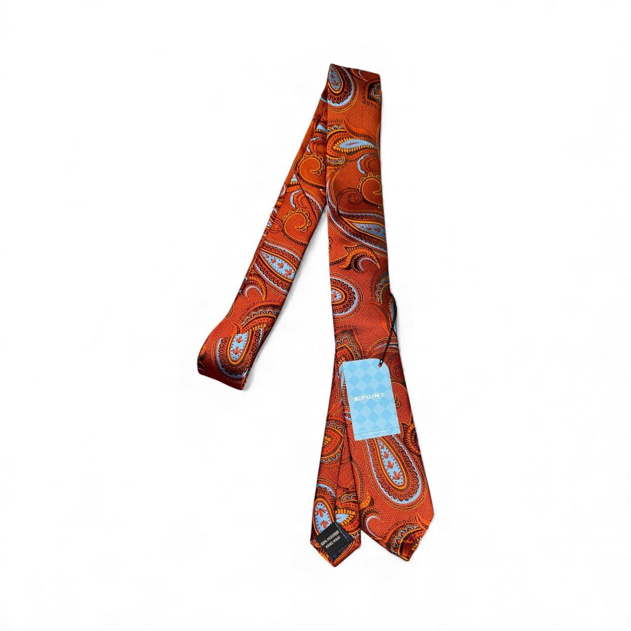 EPOINT SKINNY TIE, Colour: ORANGE RED, Size: ONE SIZE