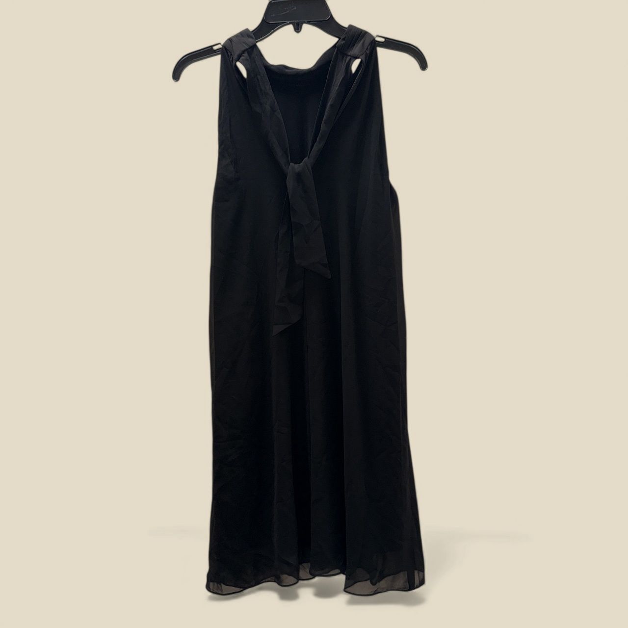 Adrianna Papell Women's Chiffon Mock-neck Sleeveless Shift Dress