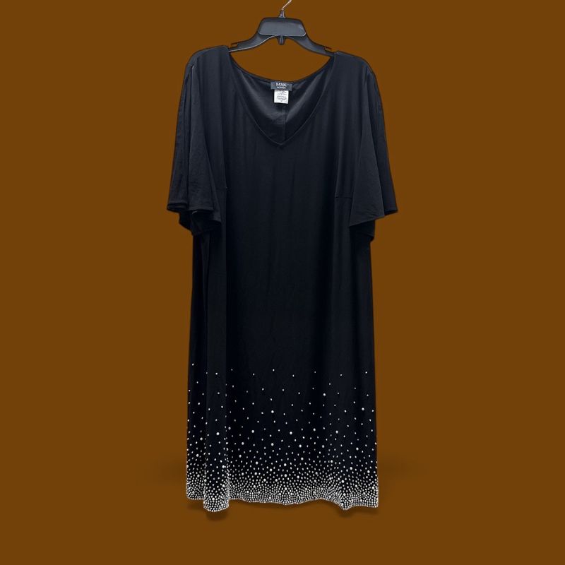 MSK FARAJ BEAD SPLIT SLEEVE DRESS