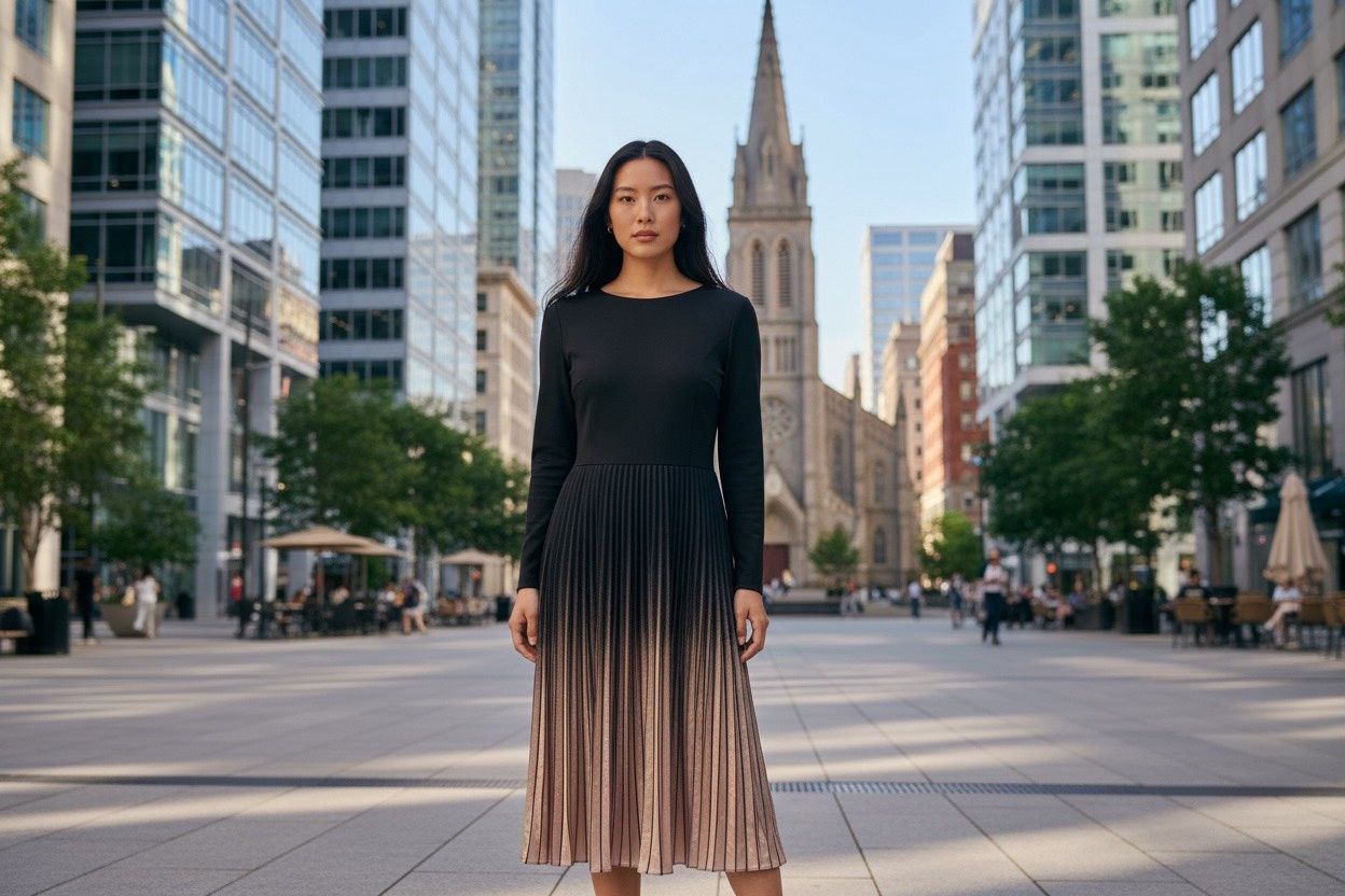 DKNY WOMEN DRESS, Colour: BLACK, Size: US 12