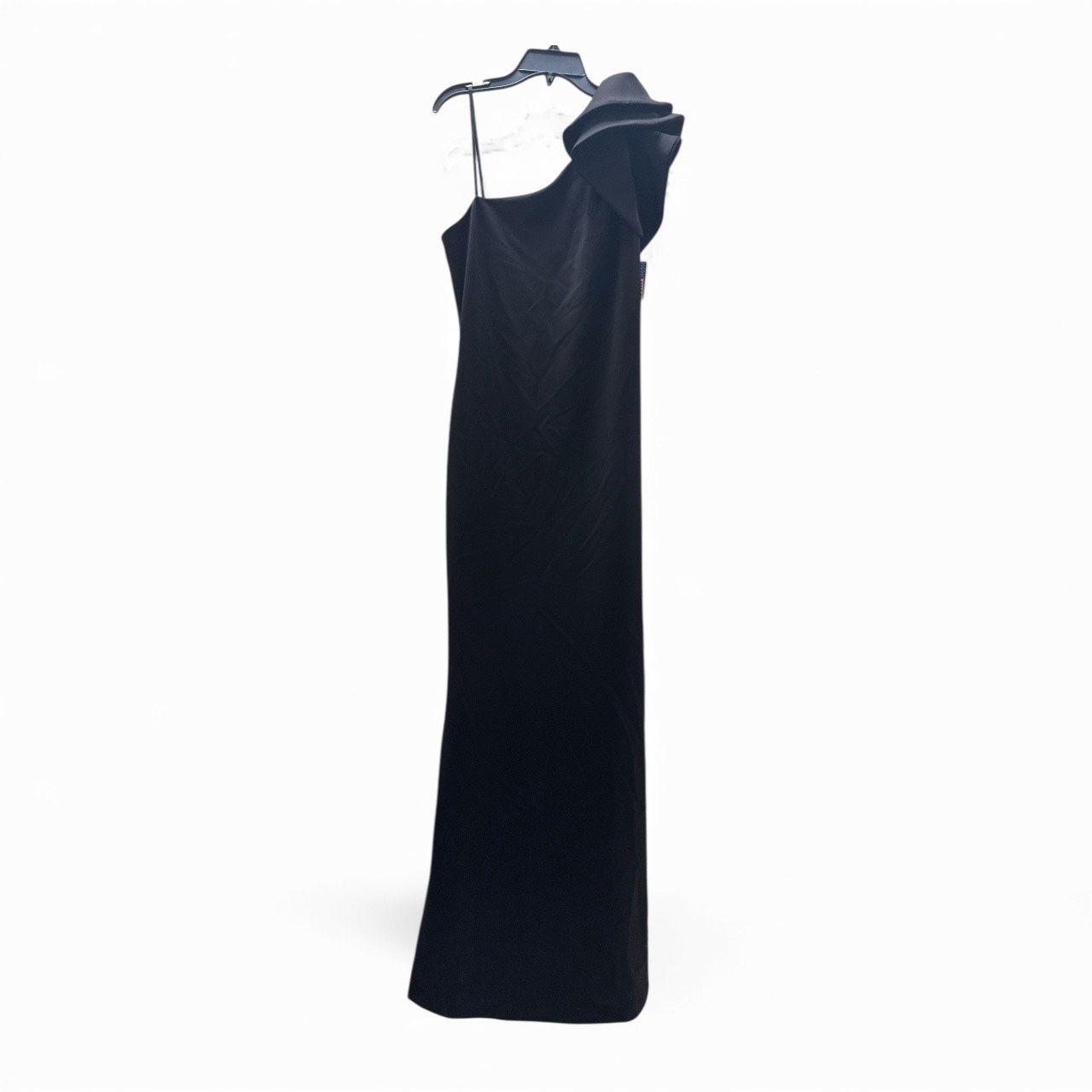 BETSY &amp; ADAM LNG SCUBA 1 SHLDR GOWN
