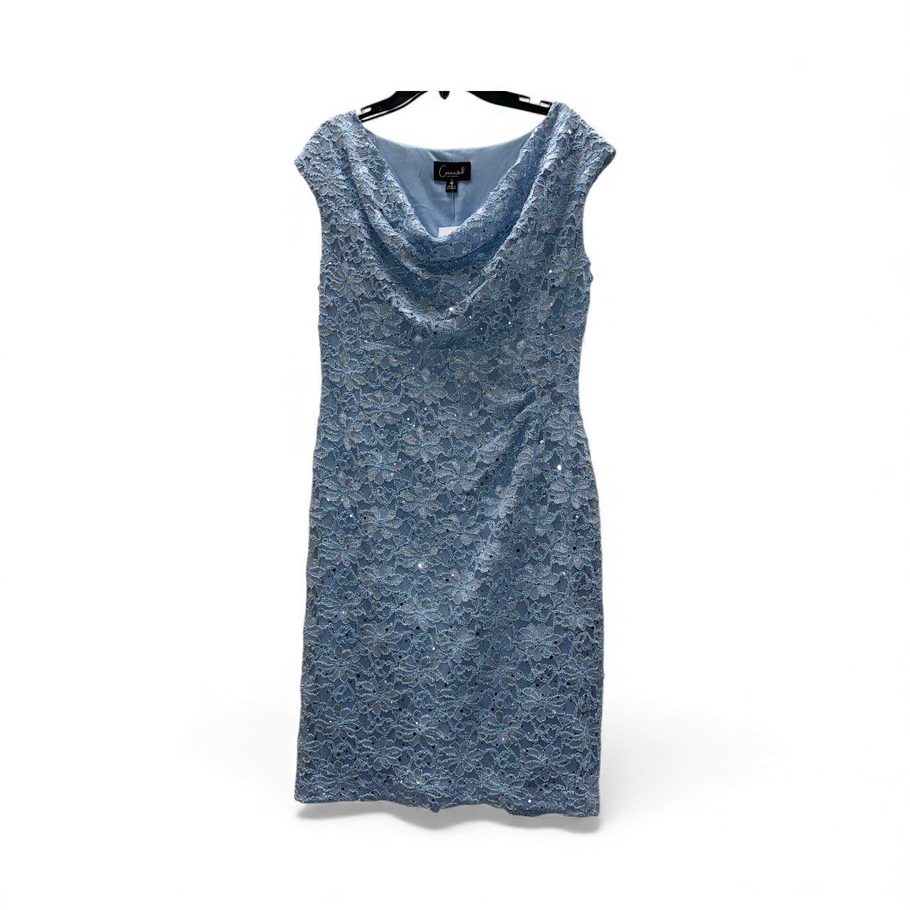 CONNECTED LACE SHEATH COCKTAIL DRESS