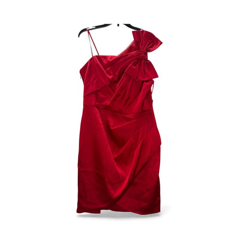 ADRIANNA STRECTCH SATIN MINI DRESS
