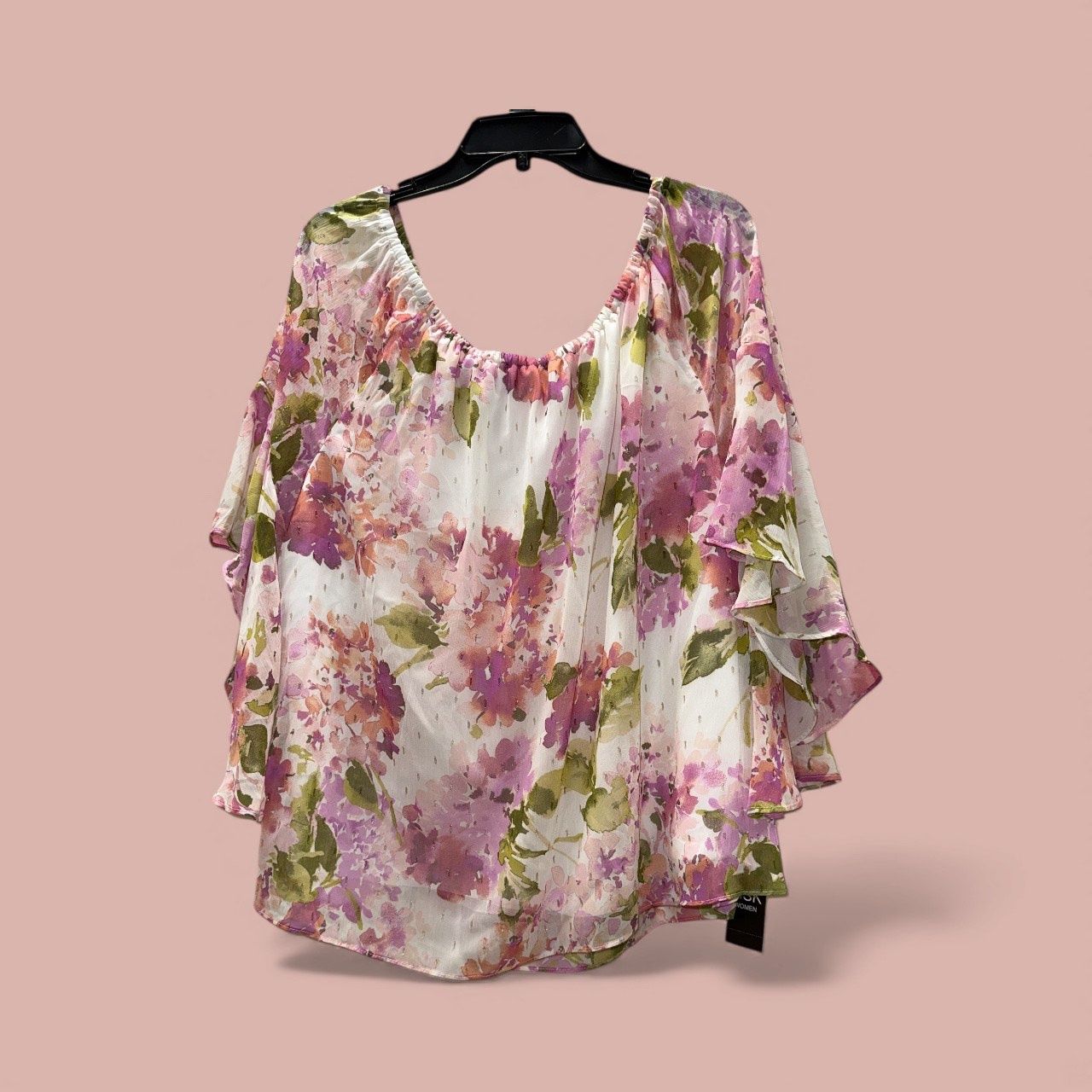 MSK COLD SHOULDER BLOUSE PLUS SIZE