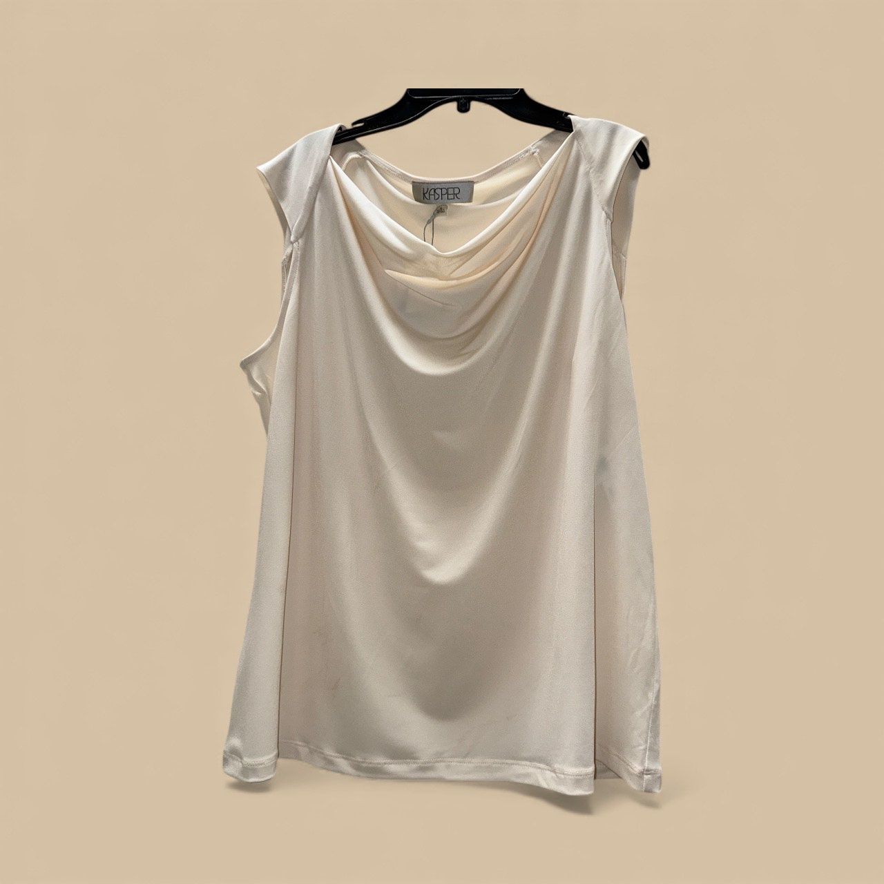 KASPER SOFT PORCELAIN BLOUSE, Colour: OFF-WHITE, Size: XL