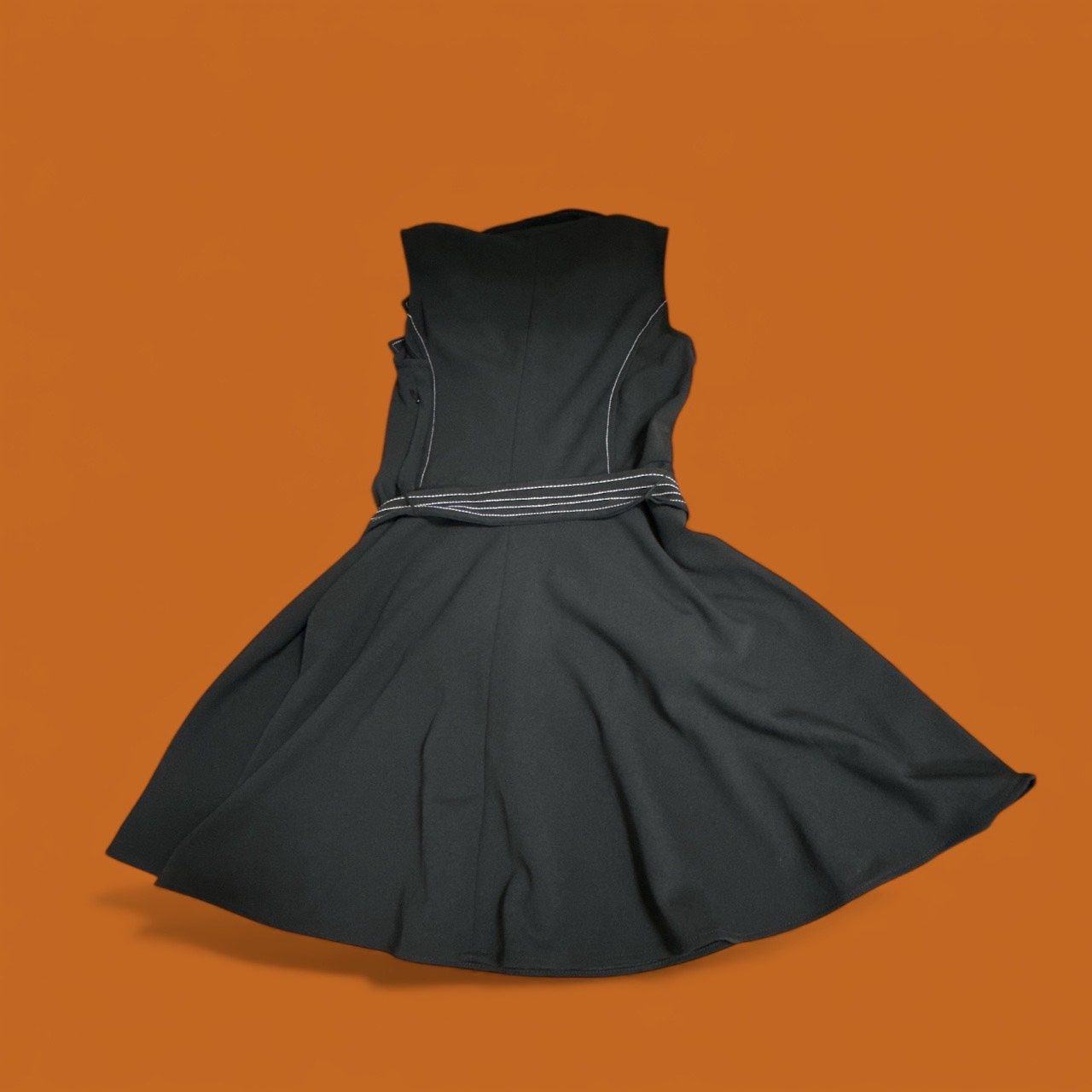 MSK PETITE POLY BLEND MINI DRESS