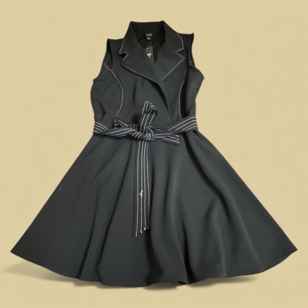 MSK PETITE POLY BLEND MINI DRESS