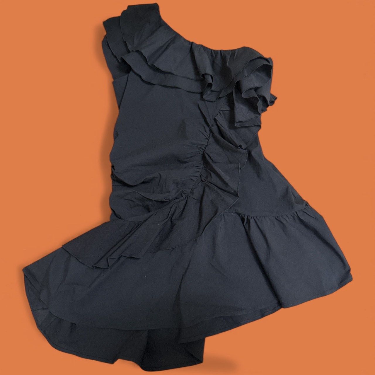 JEWEL BADGLEY MISCHAKA ONE SHOULDER COCKTAIL DRESS