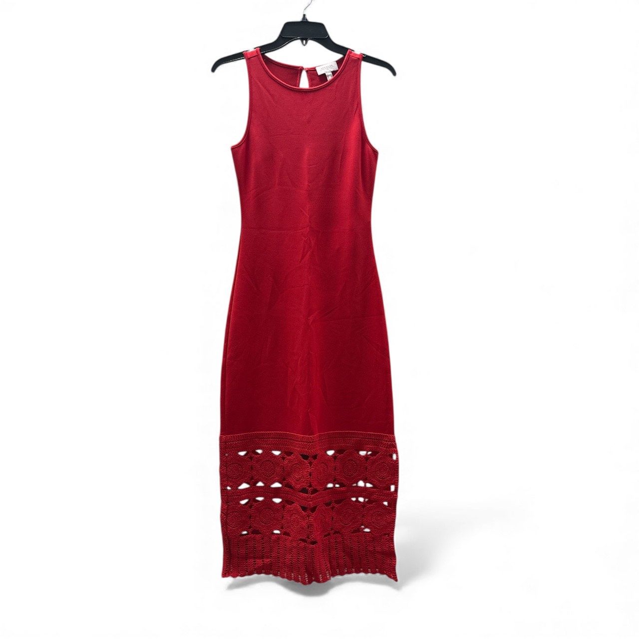 ARIANNA PAPELL KNIT CROCHET DRESS