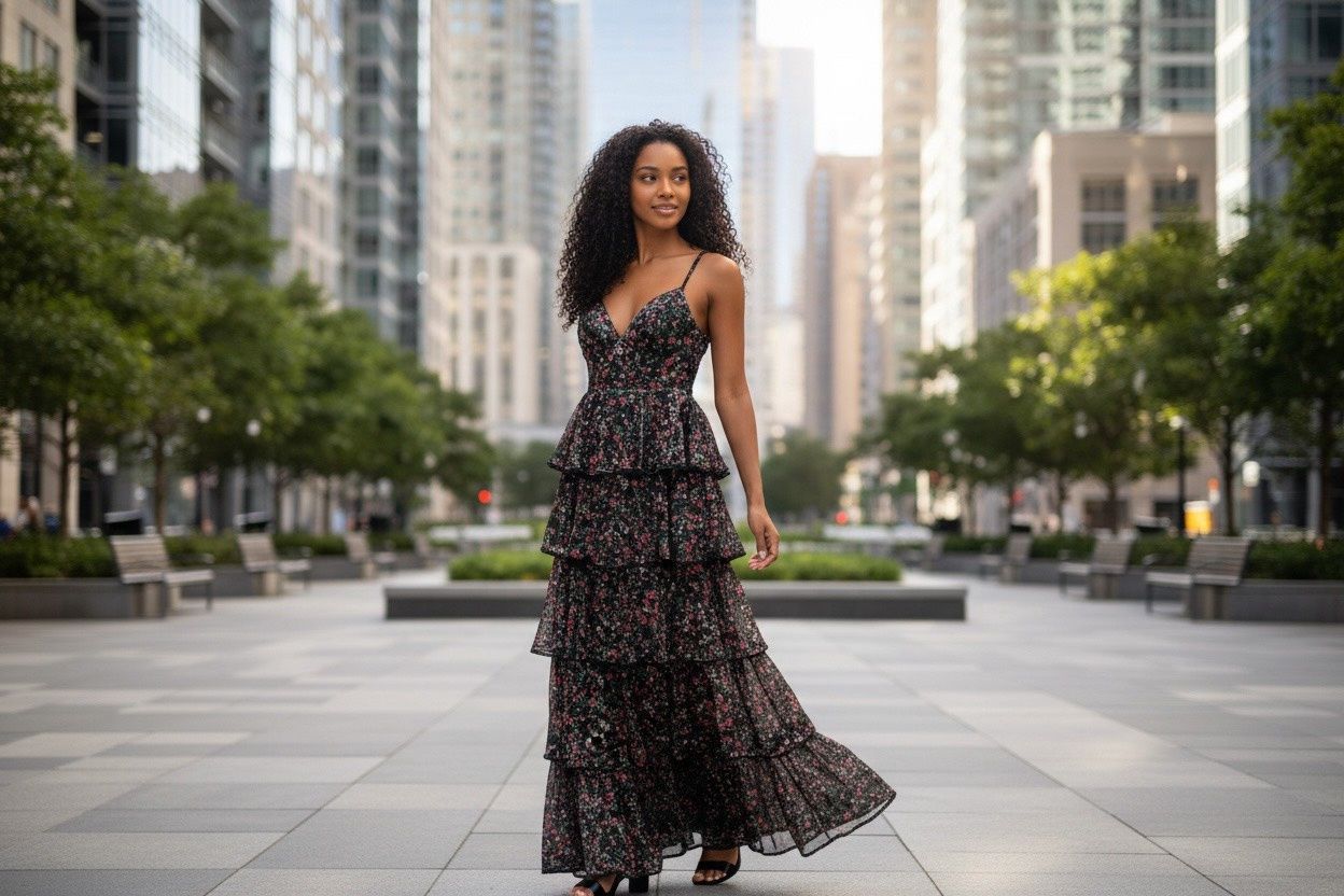 B. DARLIN LONG SOCIAL MULTI DRESS