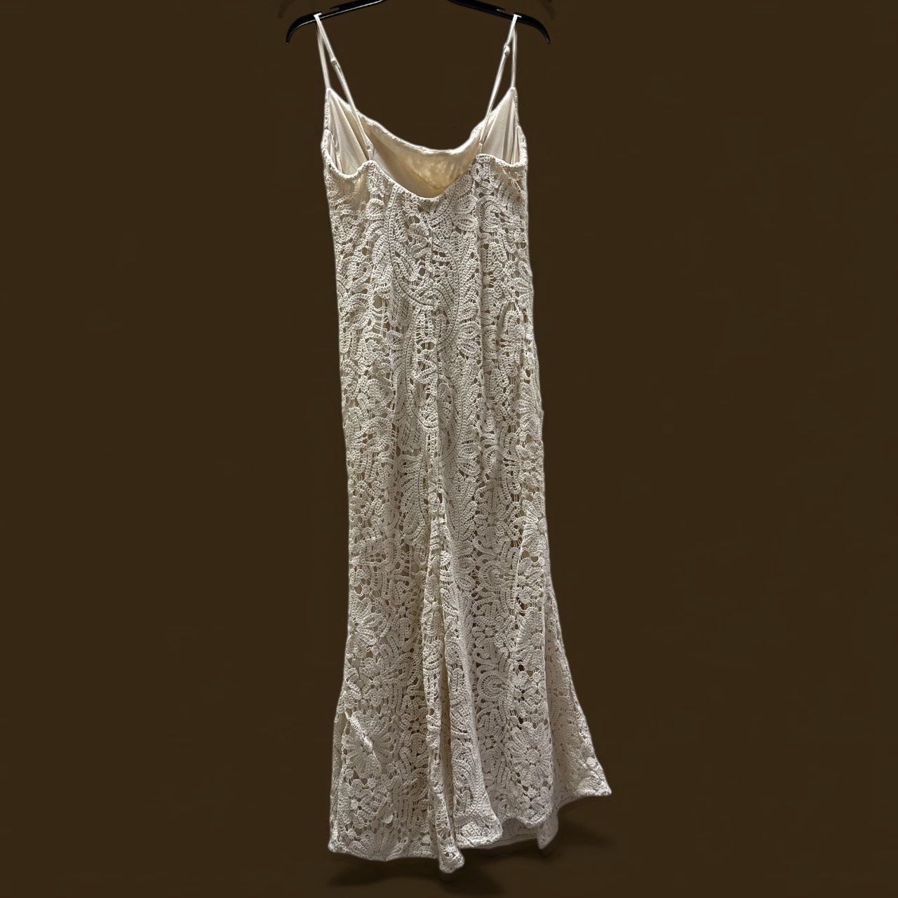 BARDOT ADONI CROCHET DRESS MIDI DRESS