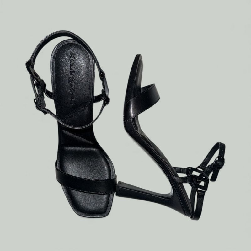 KARL LAGERFELD PARIS CYBIL ANKLE TRAP SANDAL
