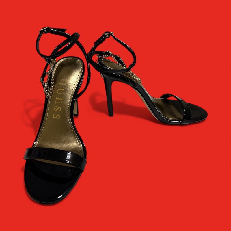 GUESS MIAMY OPEN TOE STILETTO HIGH HEEL SANDAL