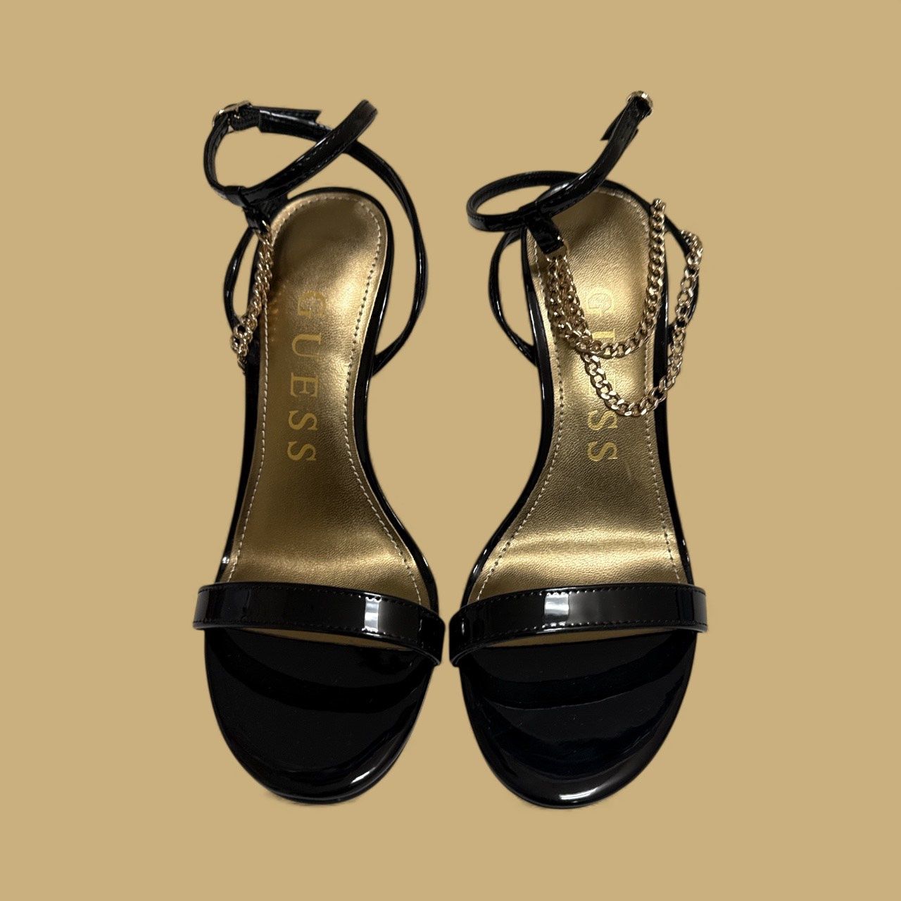 GUESS MIAMY OPEN TOE STILETTO HIGH HEEL SANDAL